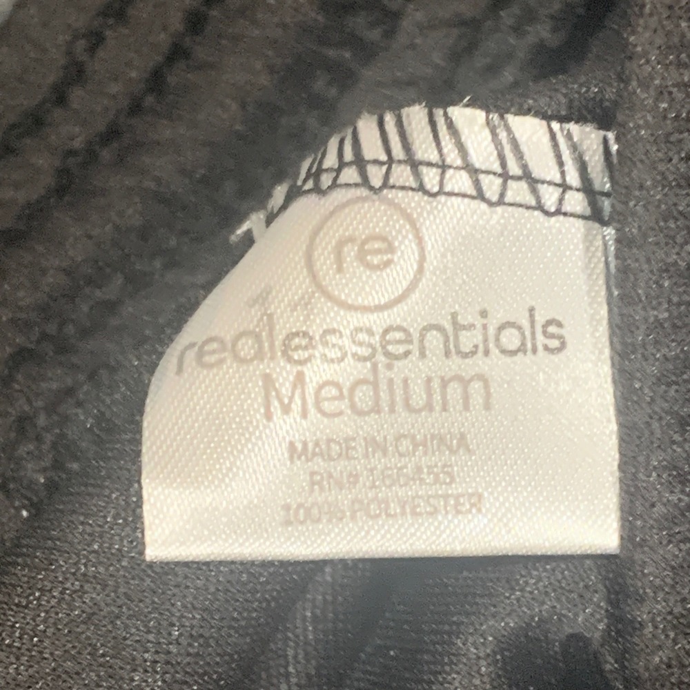 Real Essentials Joggers Boys Medium 3 Pack Black Navy Gray Camo Athletic Pants - Picture 2 of 8